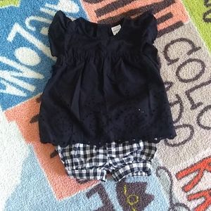 Carter's top and shorts